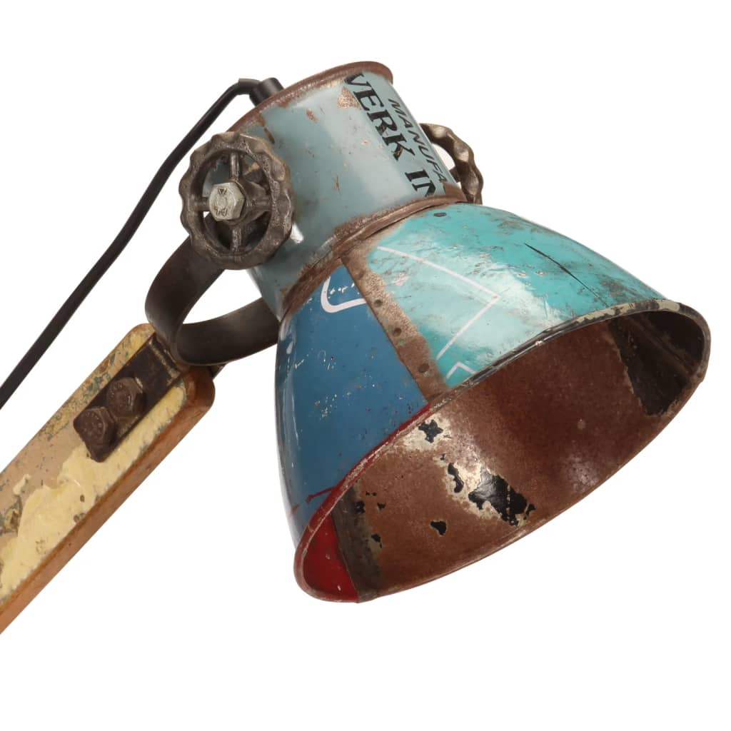 Industrial Desk Lamp Multicolour Round 23x18x95 cm E27