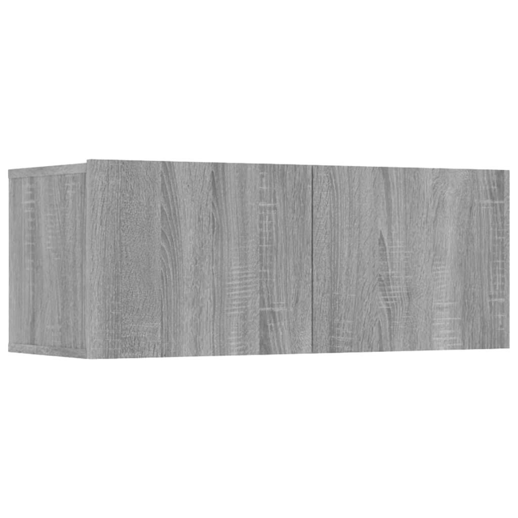 6 Piece TV Cabinet Set Grey Sonoma Engineered Wood