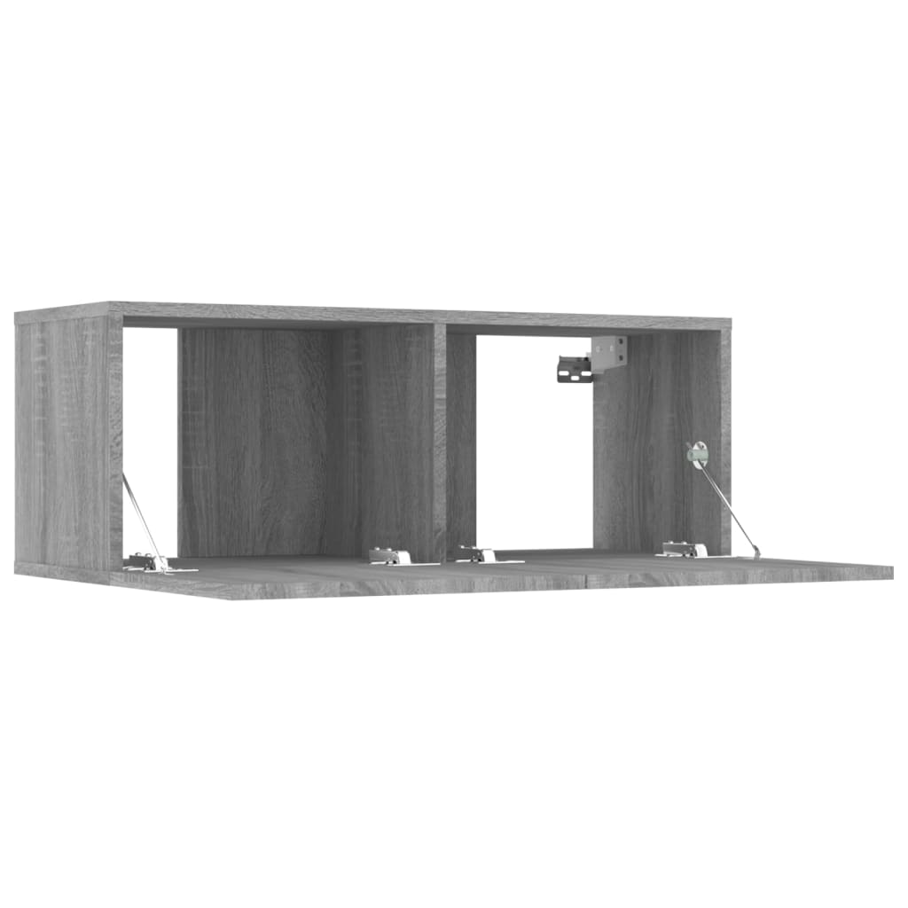 6 Piece TV Cabinet Set Grey Sonoma Engineered Wood