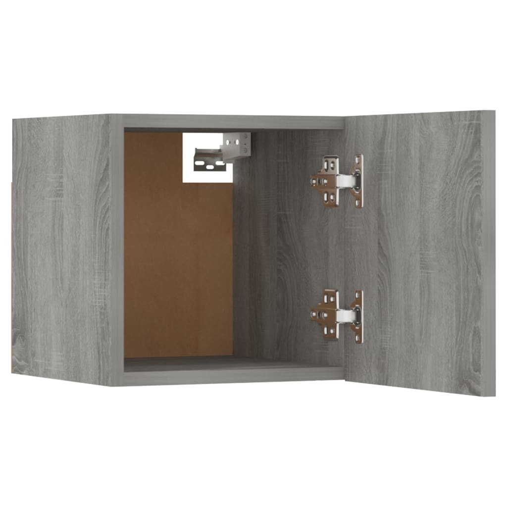6 Piece TV Cabinet Set Grey Sonoma Engineered Wood