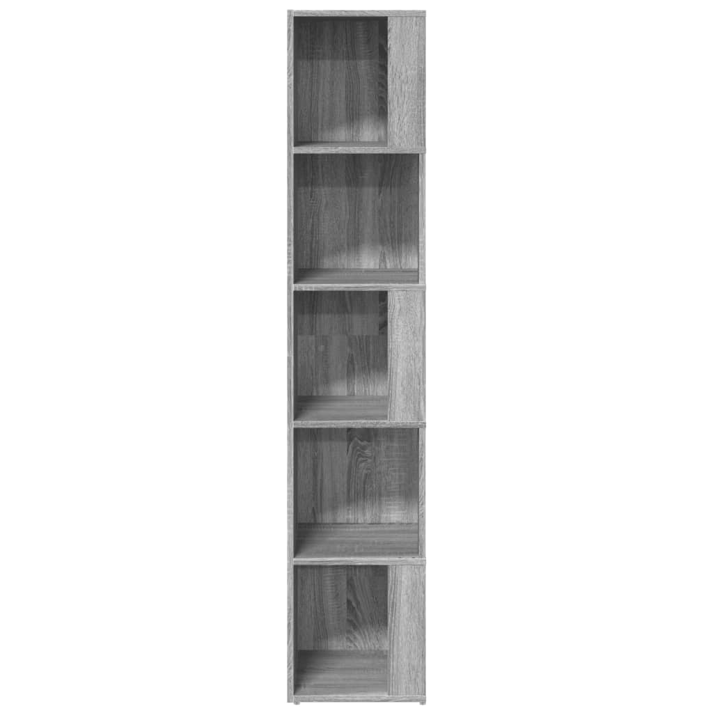 Corner Cabinet Grey Sonoma 33x33x164.5 cm Engineered Wood