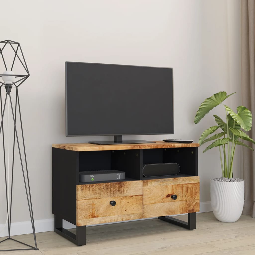 TV Cabinet 70x33x46cm Solid Wood Mango