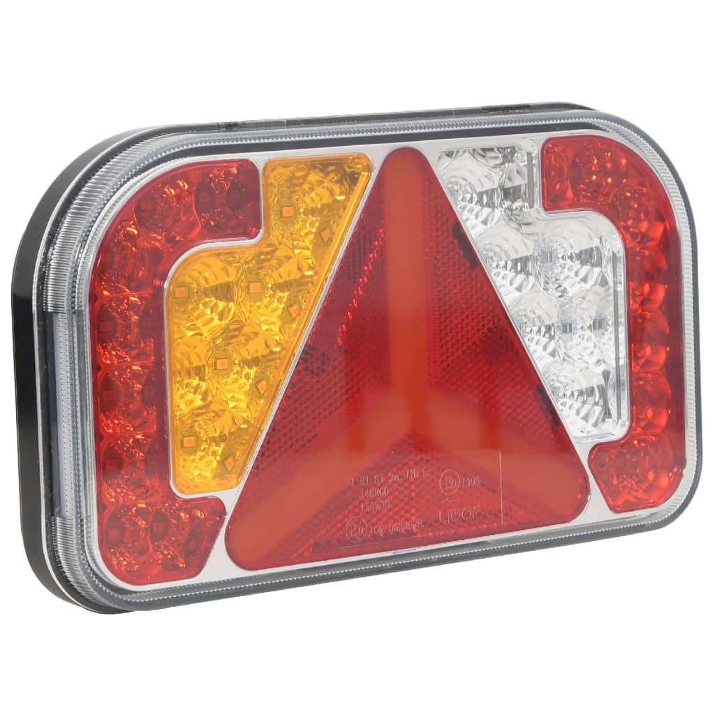 Trailer Lights 2 pcs Red 24x5x14.5 cm 12V LED Bulb