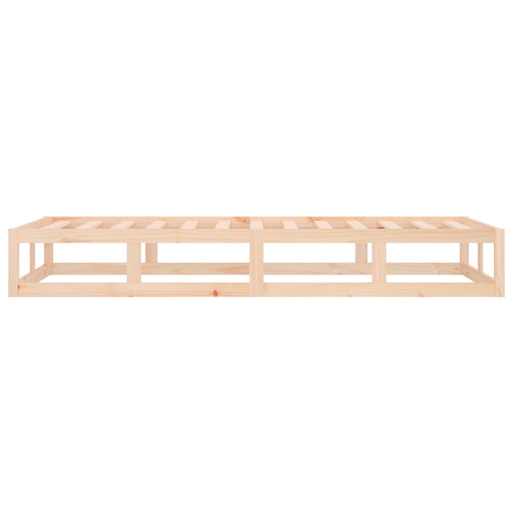 Bed Frame without Mattress 100x200 cm Solid Wood