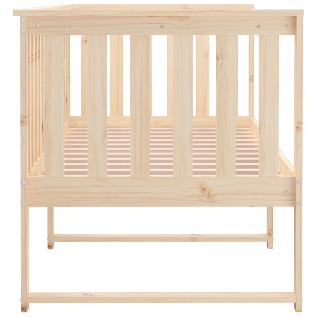 Day Bed without Mattress 75x190 cm Small Single Solid Wood Pine