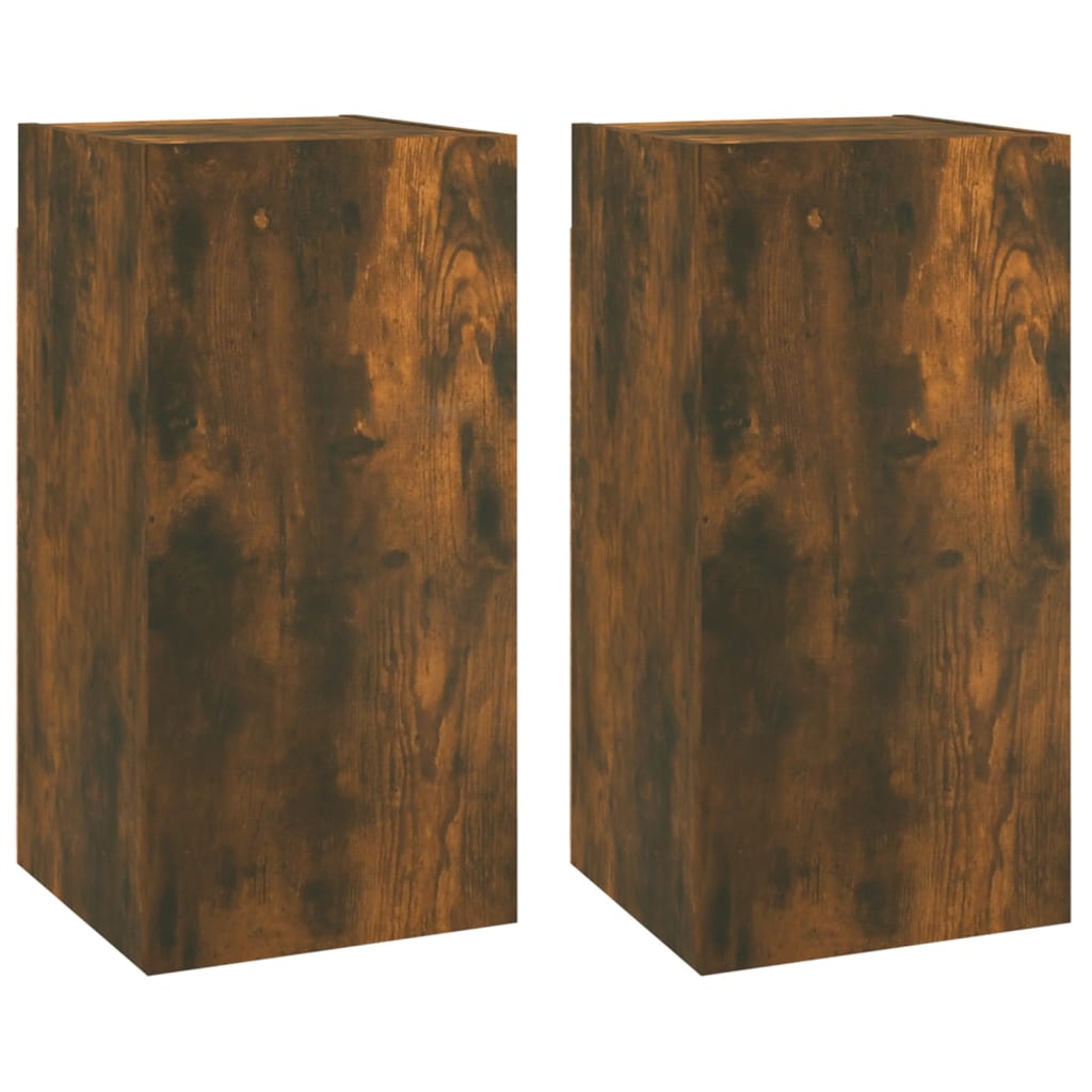 5 Piece TV Cabinet Set Smoked Oak Engineered Wood