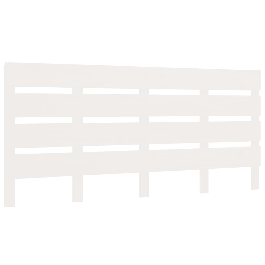 Bed Frame without Mattress White 120x200 cm Solid Wood Pine