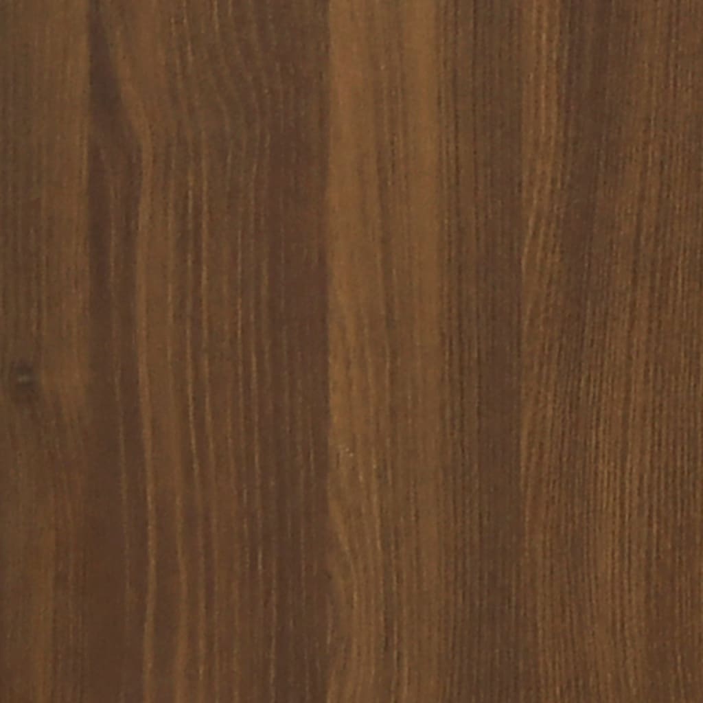 Bathroom Furniture Set Brown Oak Engineered Wood