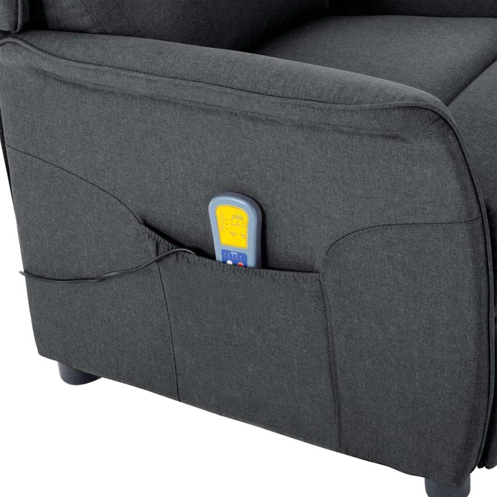 Massage Chair Dark grey 67.5 x 93.5 x 101.5 cm Fabric