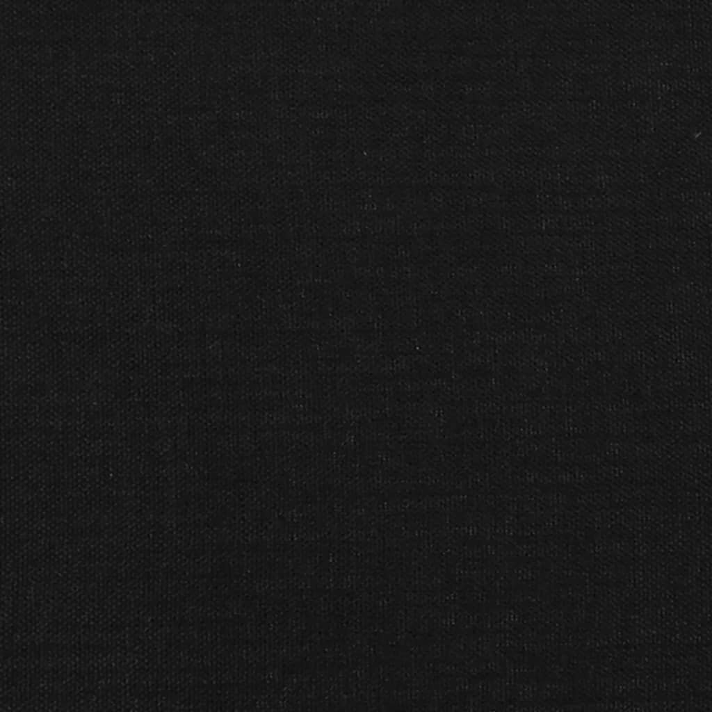 Bed Frame without Mattress Black 180x200 cm Super King Super King Fabric