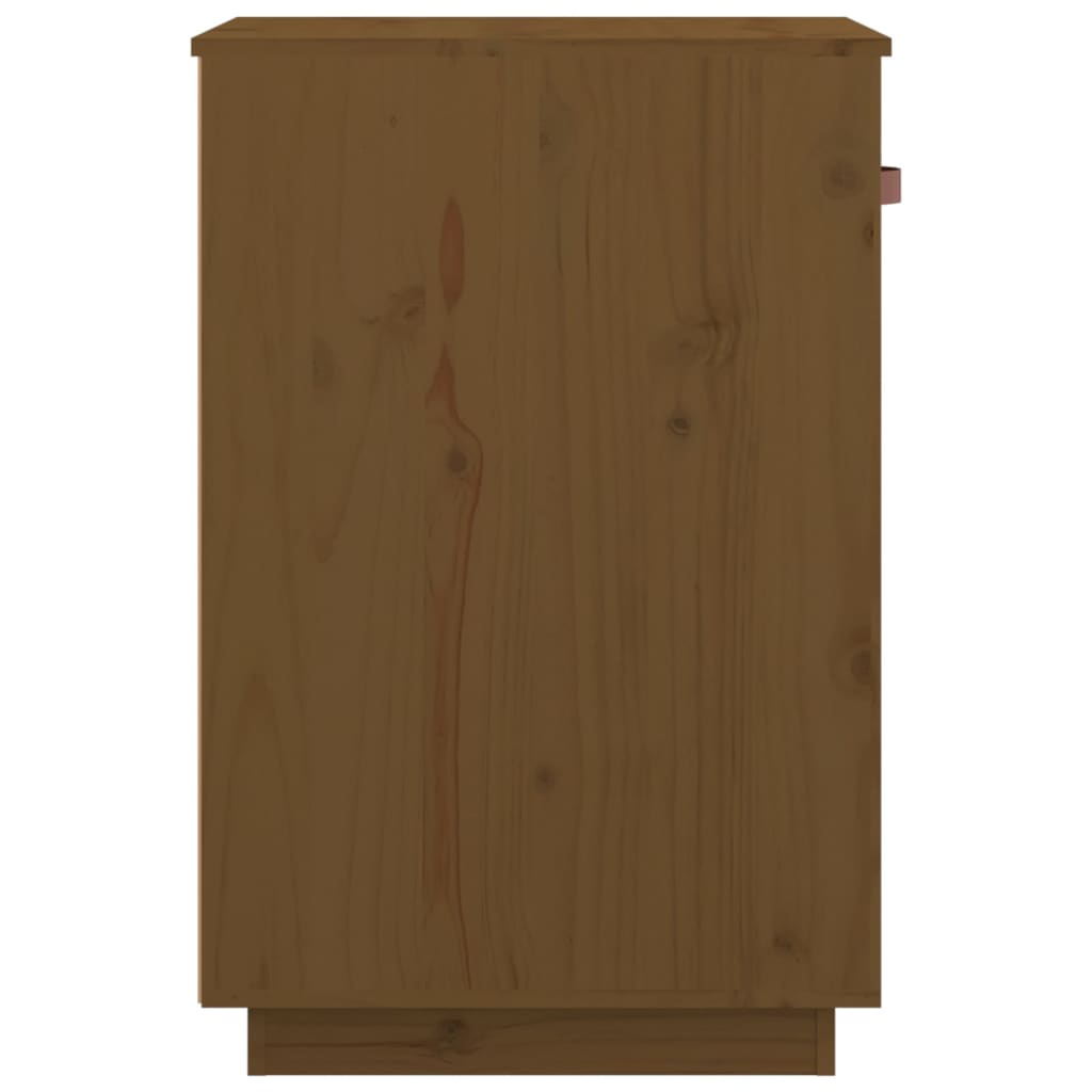 Desk Cabinet Honey Brown 40x50x75 cm Solid Wood Pine