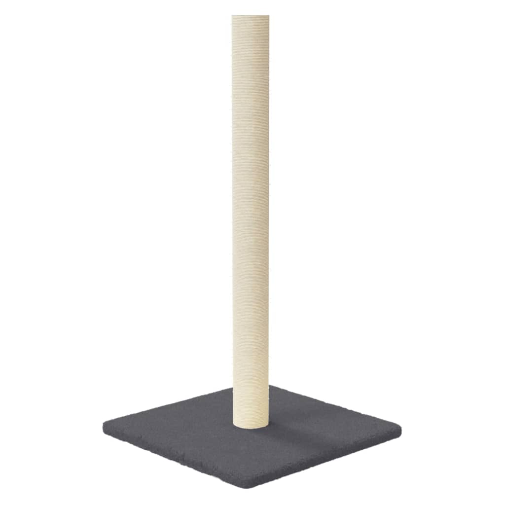 Cat Scratching Post Dark Grey 35x35x70 cm