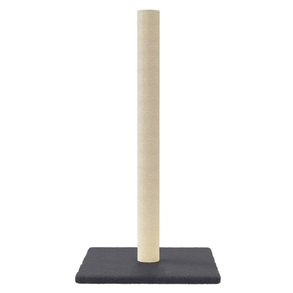 Cat Scratching Post Dark Grey 35x35x70 cm