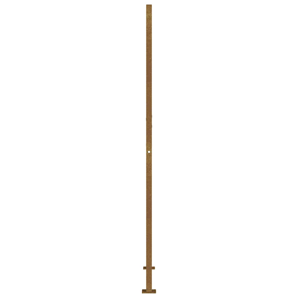 Garden Gate 105x205 cm Corten Steel Square Design