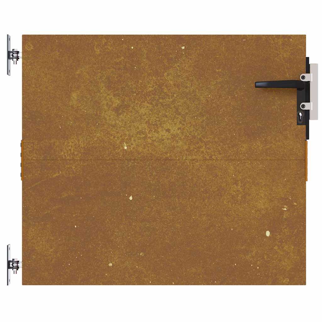 Garden Gate 85x75 cm Corten Steel