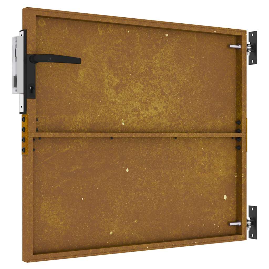 Garden Gate 85x75 cm Corten Steel