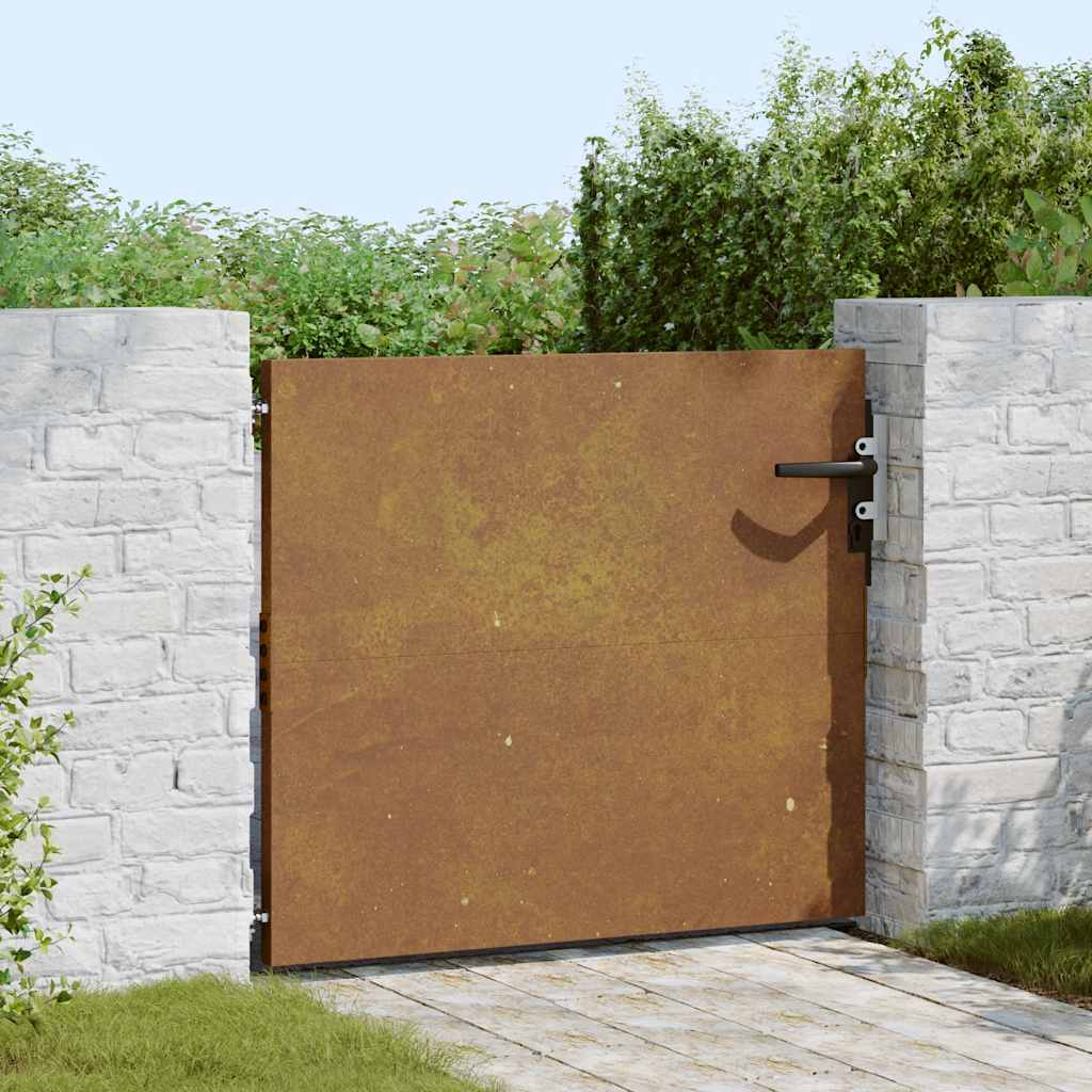Garden Gate 85x100 cm Corten Steel