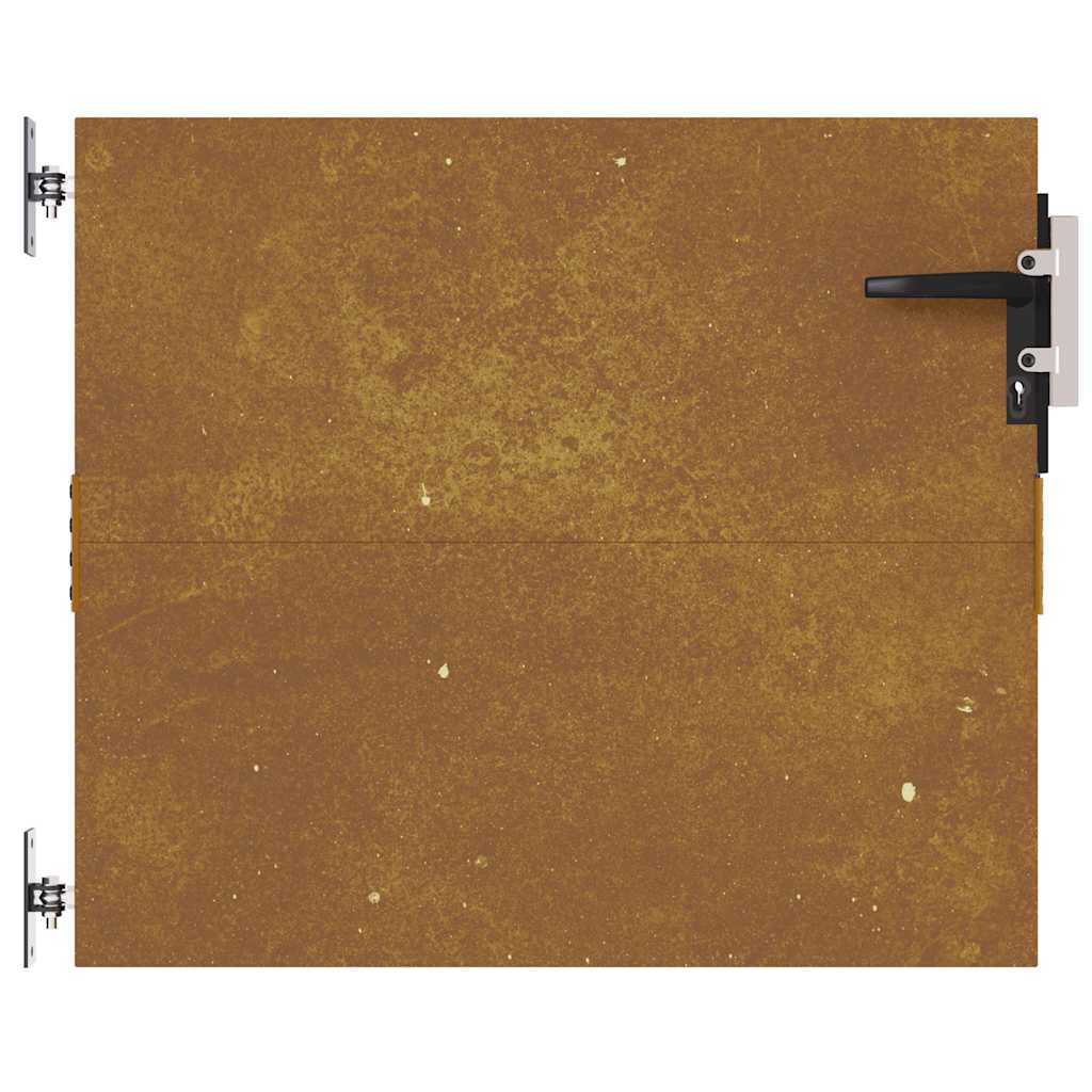 Garden Gate 85x100 cm Corten Steel