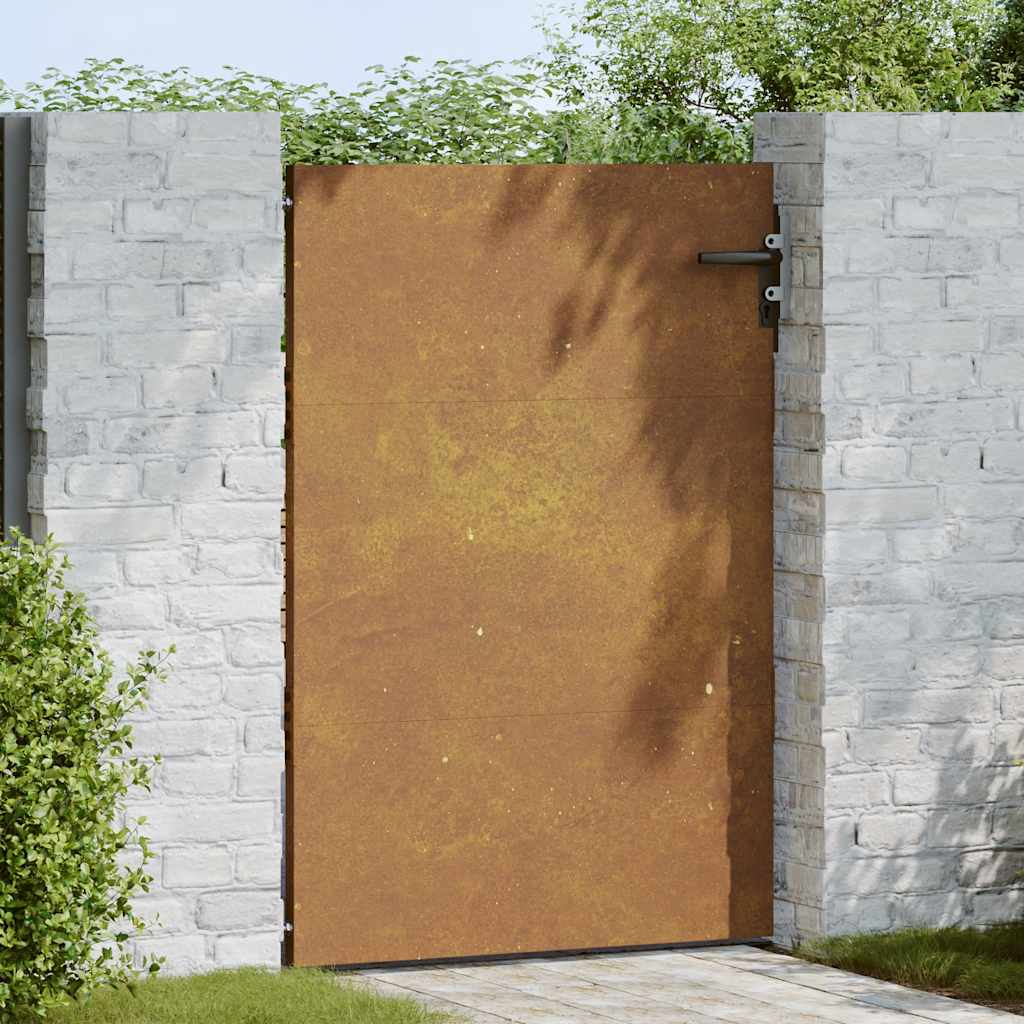 Garden Gate 85x125 cm Corten Steel