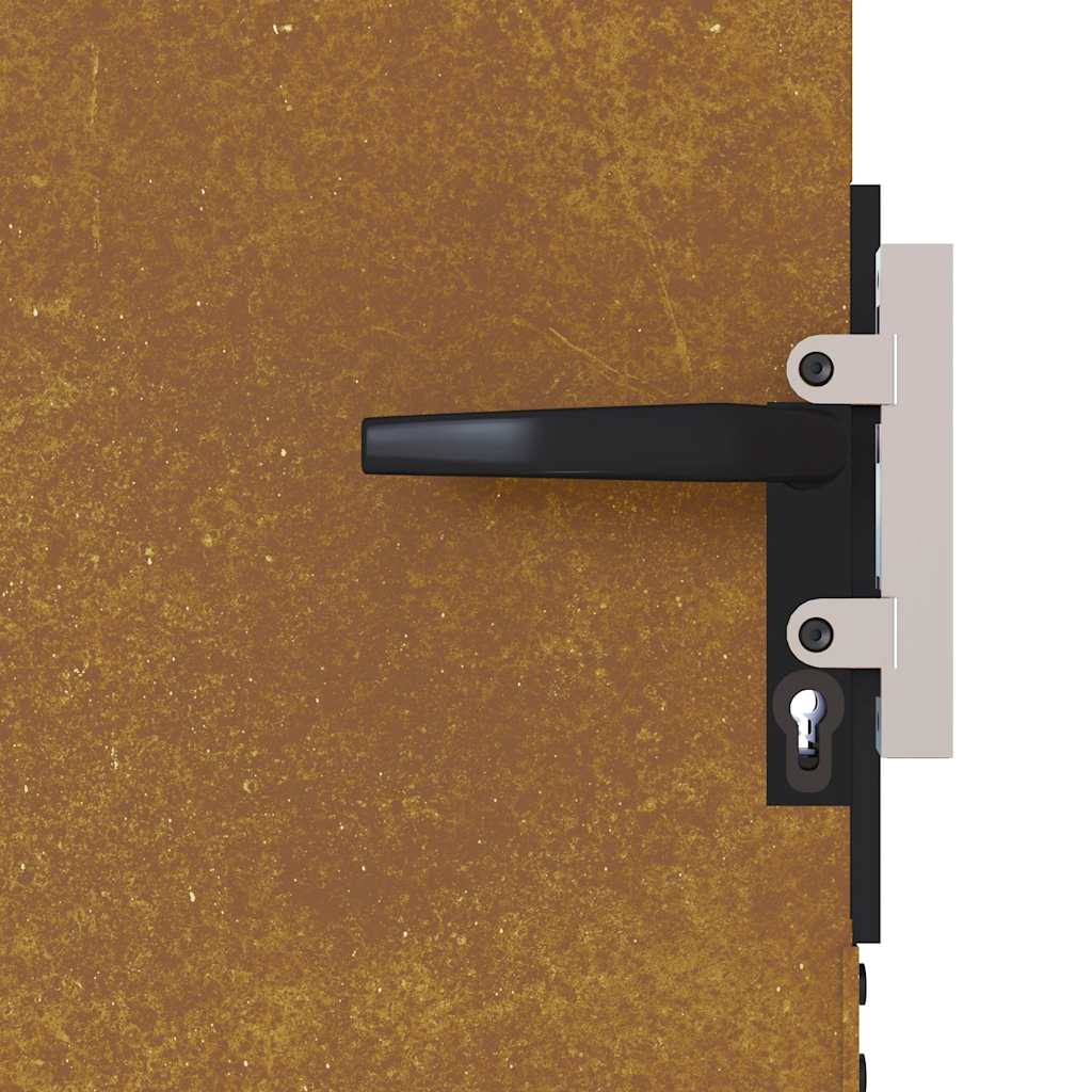 Garden Gate 85x125 cm Corten Steel