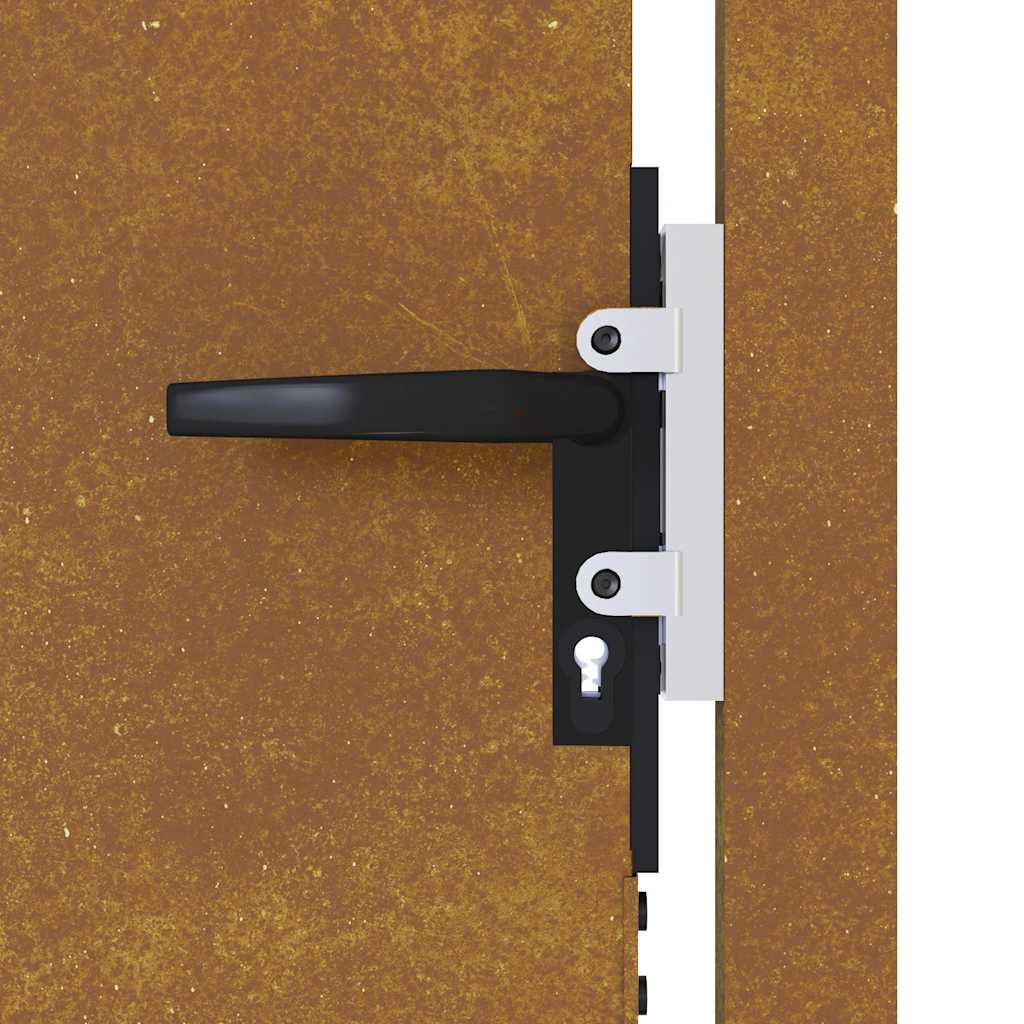 Garden Gate 105x80 cm Corten Steel