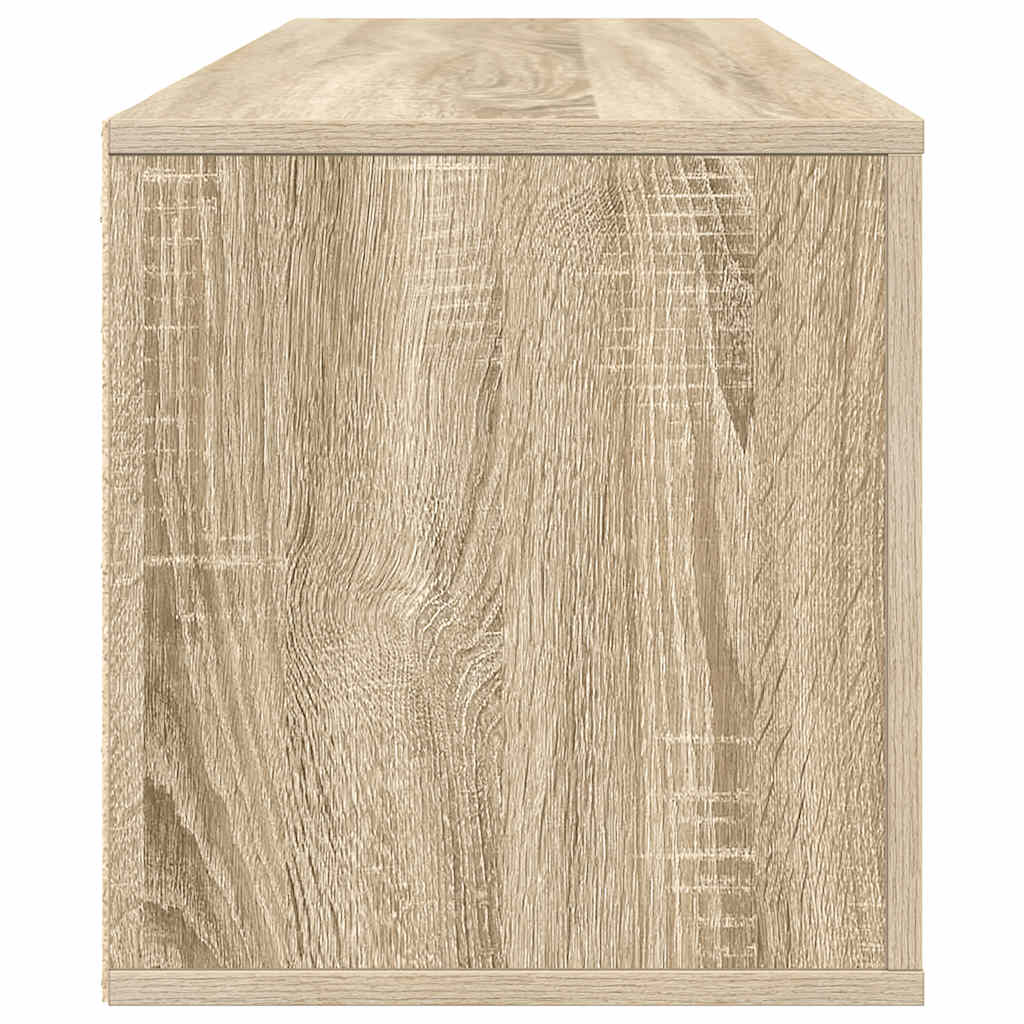Wall Shoe Cabinet Sonoma Oak 100x35x38 cm Engineered Wood