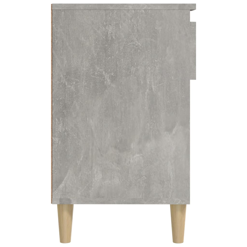 Shoe Cabinet Concrete Grey 102x36x60 cm Engineered Wood
