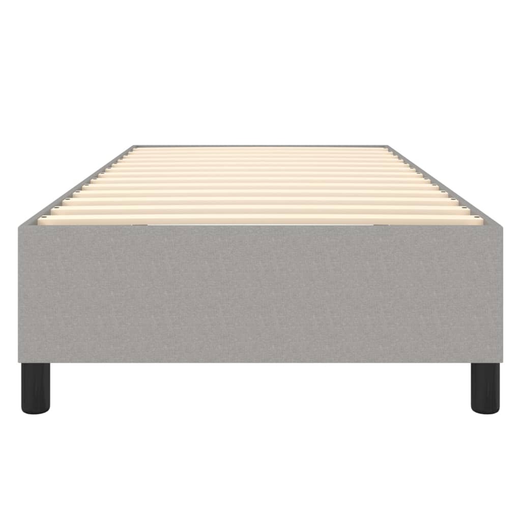 Bed Frame without Mattress Light Grey Single Fabric (UK/IE/FI/NO only)