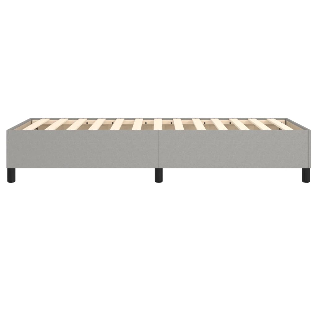 Bed Frame without Mattress Light Grey Single Fabric (UK/IE/FI/NO only)