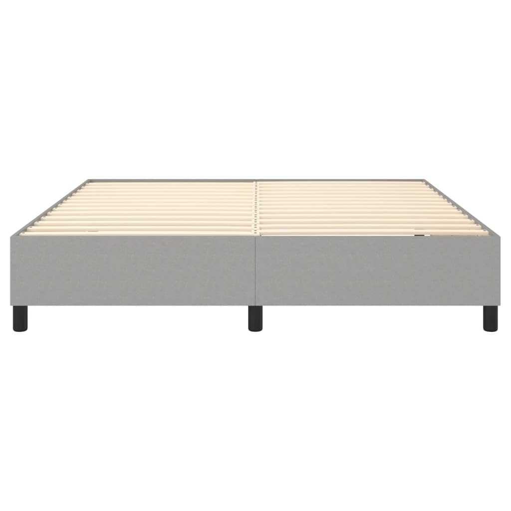 Bed Frame without Mattress Light Grey Super King Fabric (UK/IE/FI/NO only)
