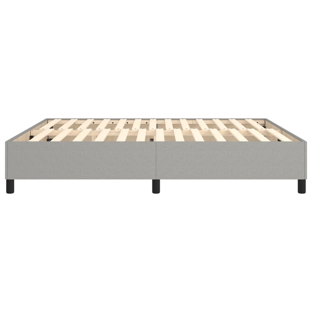 Bed Frame without Mattress Light Grey Super King Fabric (UK/IE/FI/NO only)