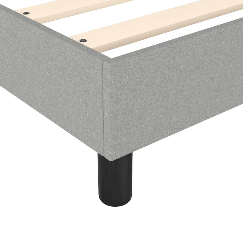 Bed Frame without Mattress Light Grey Super King Fabric (UK/IE/FI/NO only)