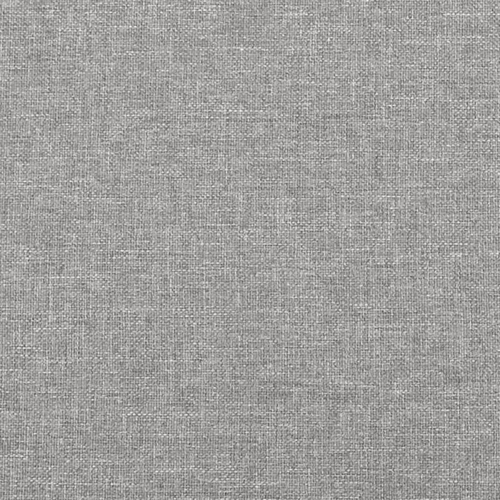 Bed Frame without Mattress Light Grey Single Fabric (UK/IE/FI/NO only)