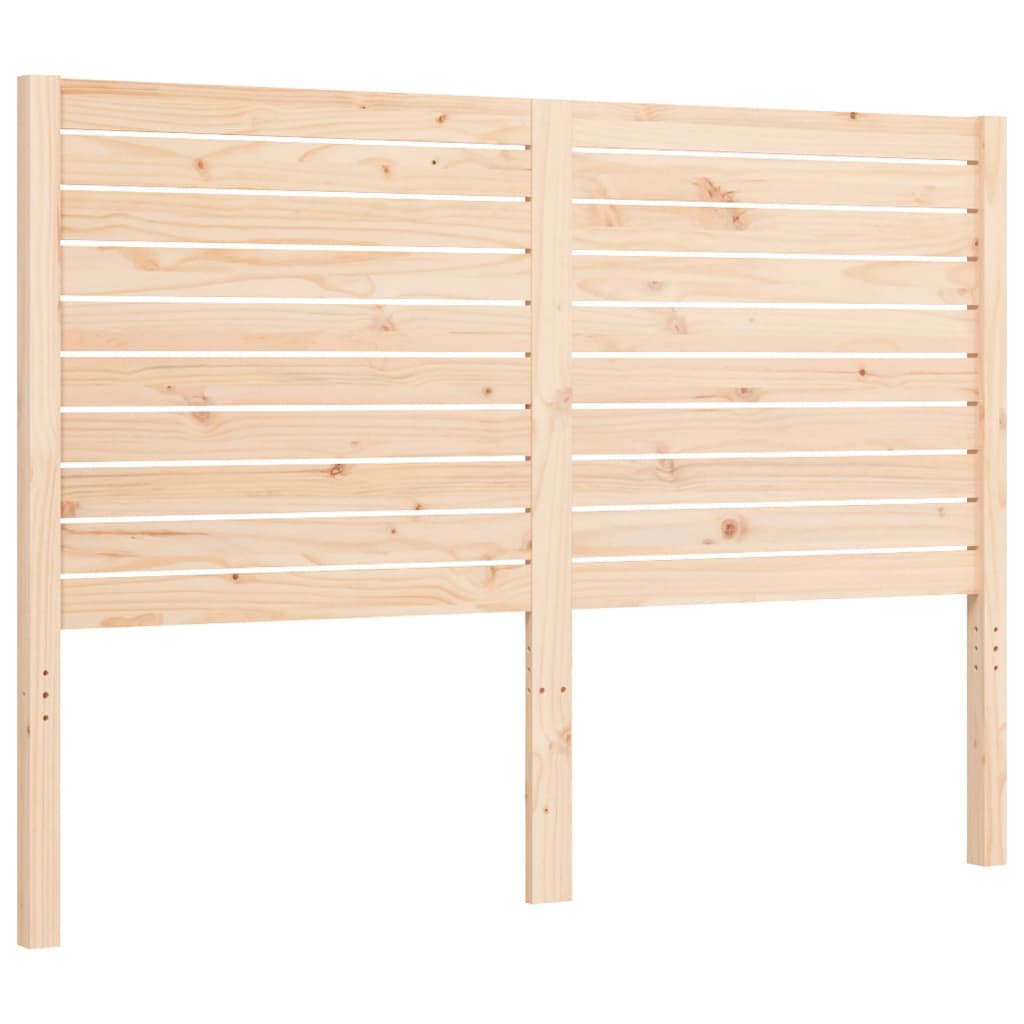 Bed Frame without Mattress 140x190 cm Solid Wood