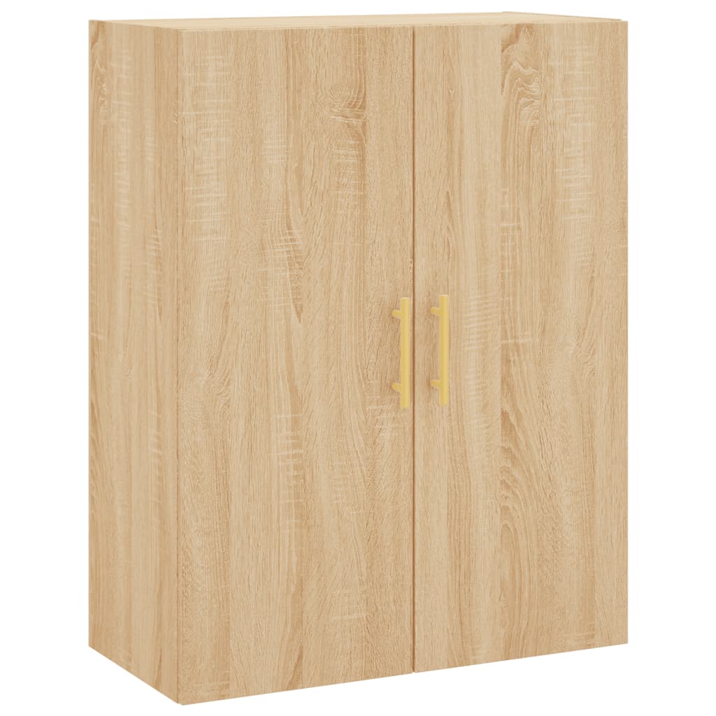 Wall Mounted Cabinets 2 pcs Sonoma Oak 69.5x34x90 cm