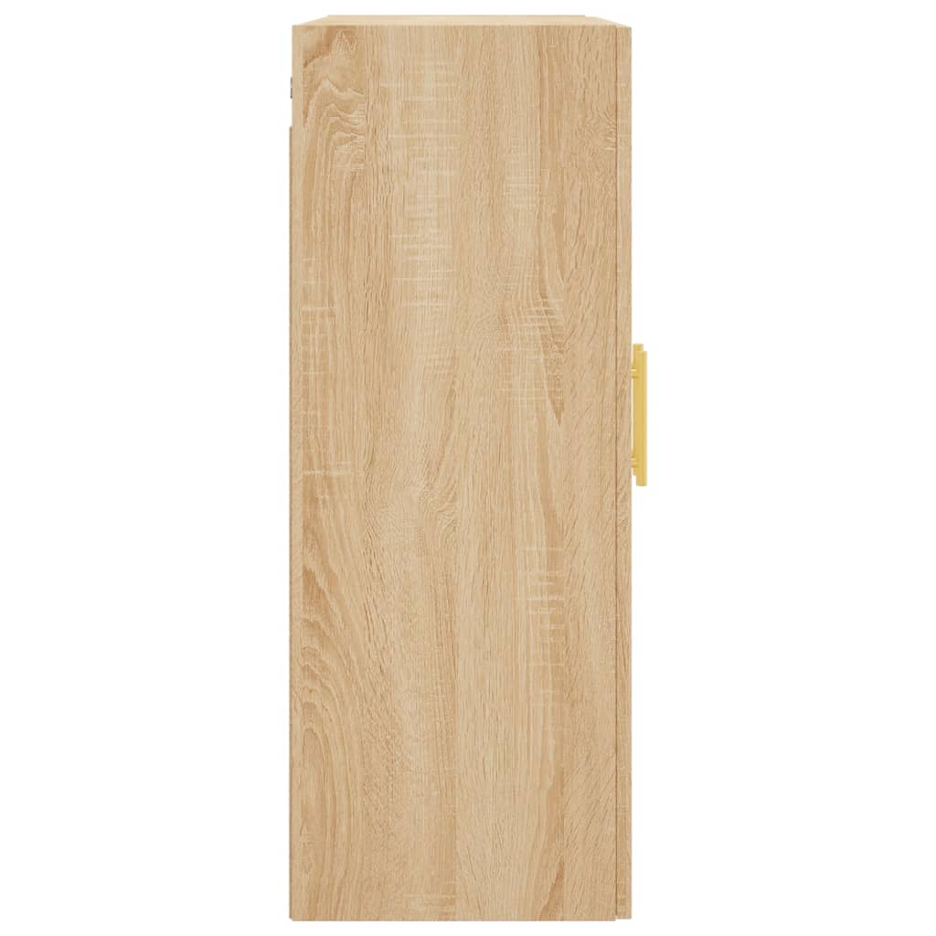 Wall Mounted Cabinets 2 pcs Sonoma Oak 69.5x34x90 cm