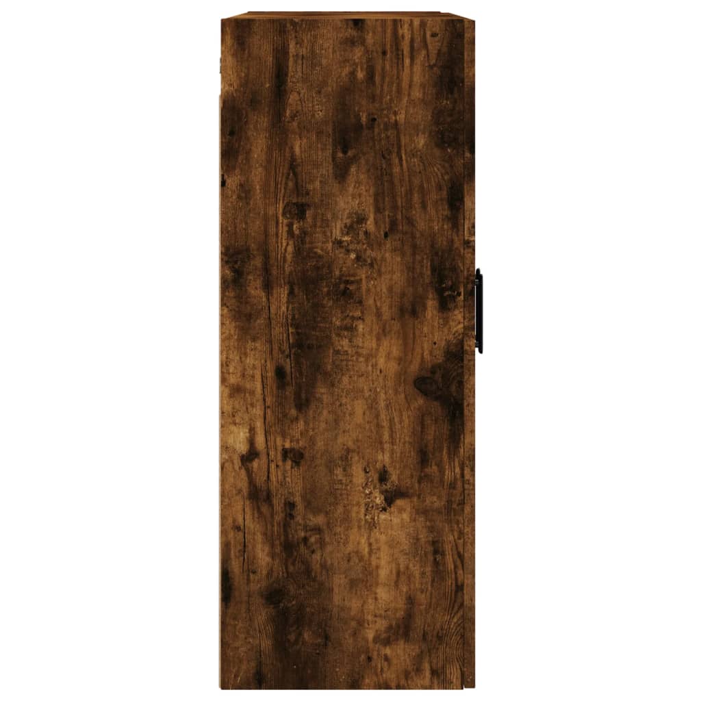 Wall Mounted Cabinets 2 pcs Smoked Oak 69.5x34x90 cm