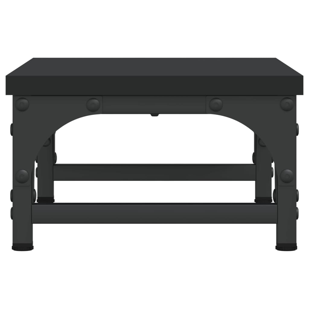 Monitor Stand Black 37x23x14 cm Engineered Wood