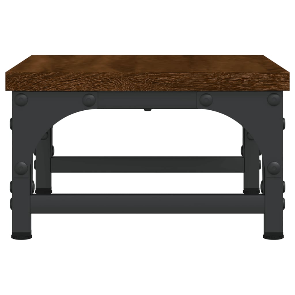 Monitor Stand Brown Oak 37x23x14 cm Engineered Wood