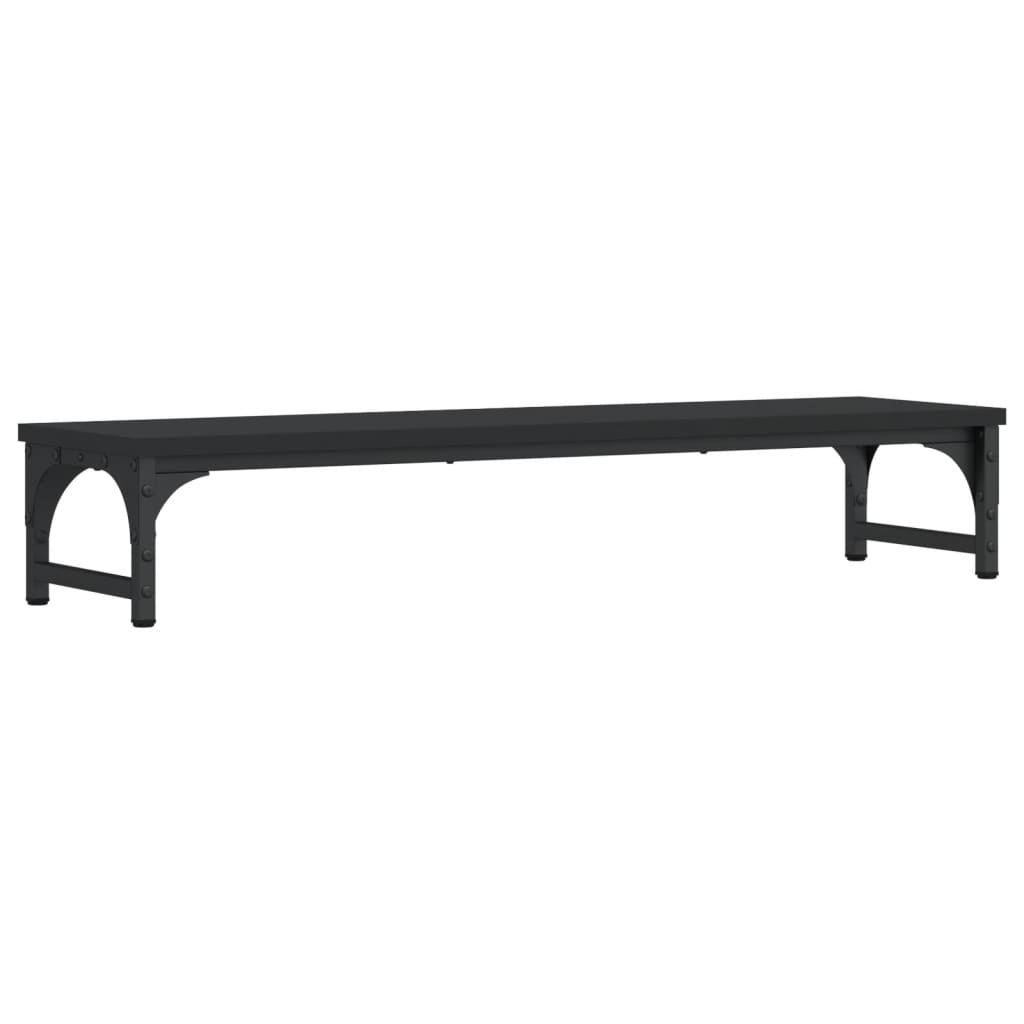 Monitor Stand Black 85x23x15.5 cm Engineered Wood