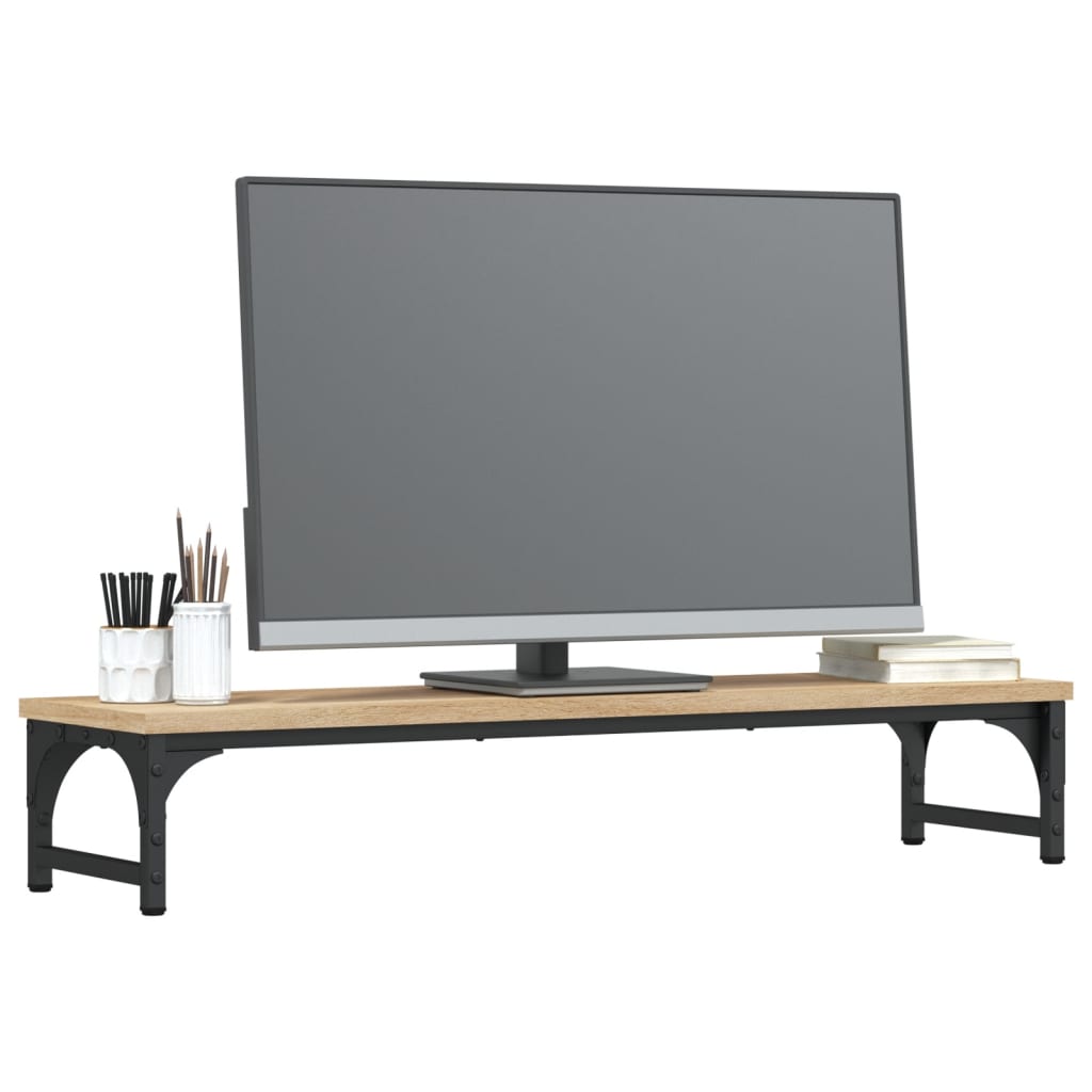 Monitor Stand Sonoma Oak 85x23x15.5 cm Engineered Wood