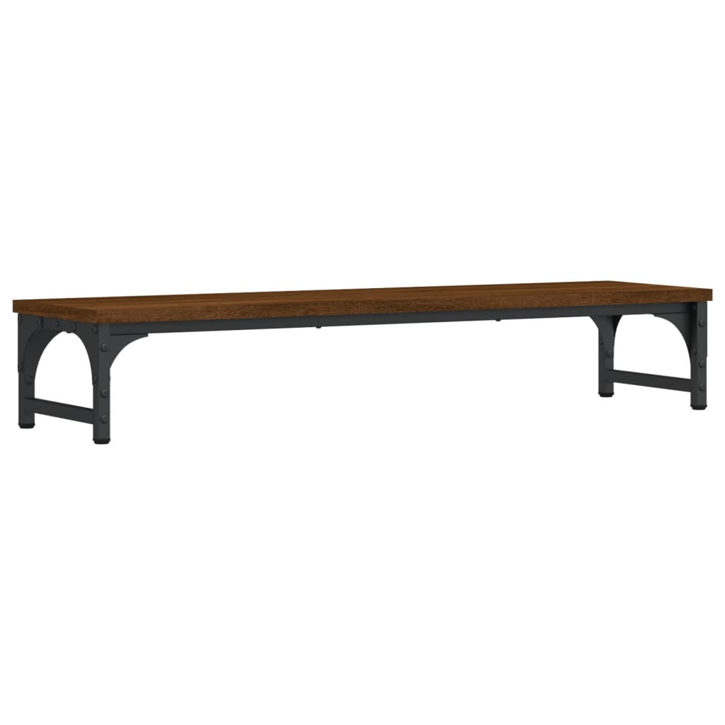 Monitor Stand Brown Oak 85x23x15.5 cm Engineered Wood