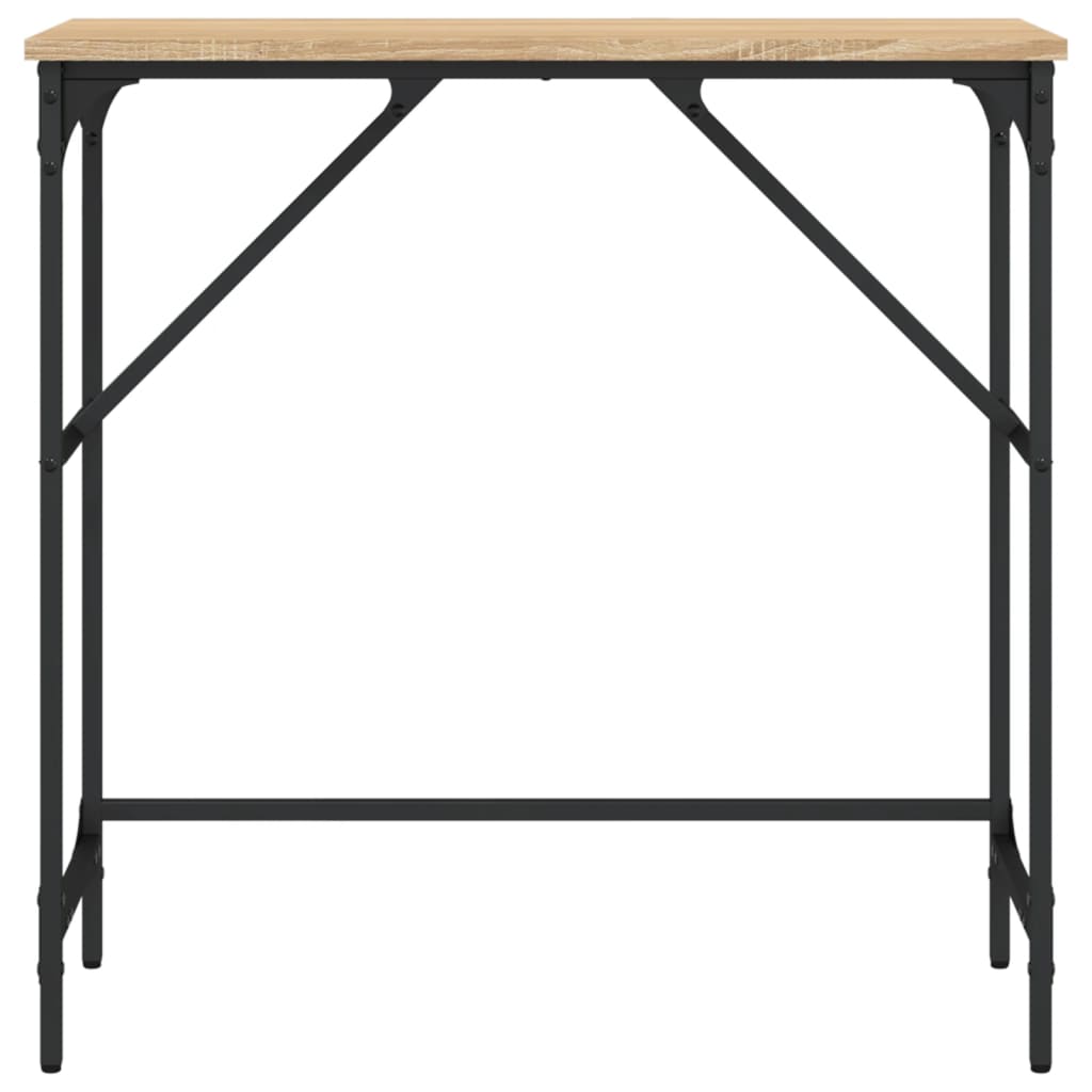 Console Table Sonoma Oak 75x32x75 cm Engineered Wood