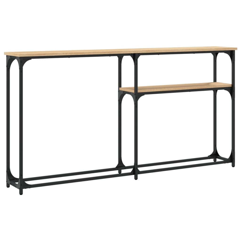 Console Table Sonoma Oak 145x22.5x75 cm Engineered Wood