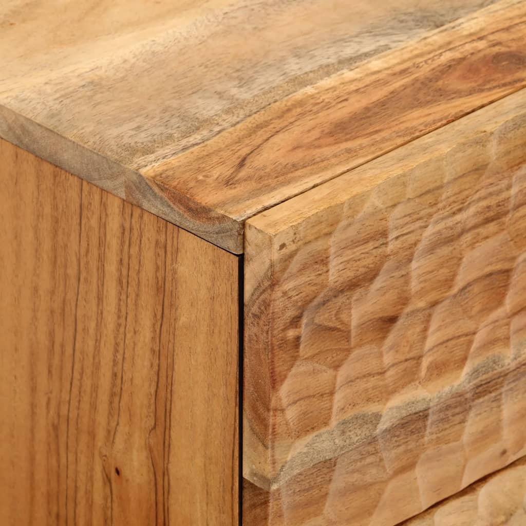 Bedside Cabinet 40x33x46 cm Solid Wood Acacia