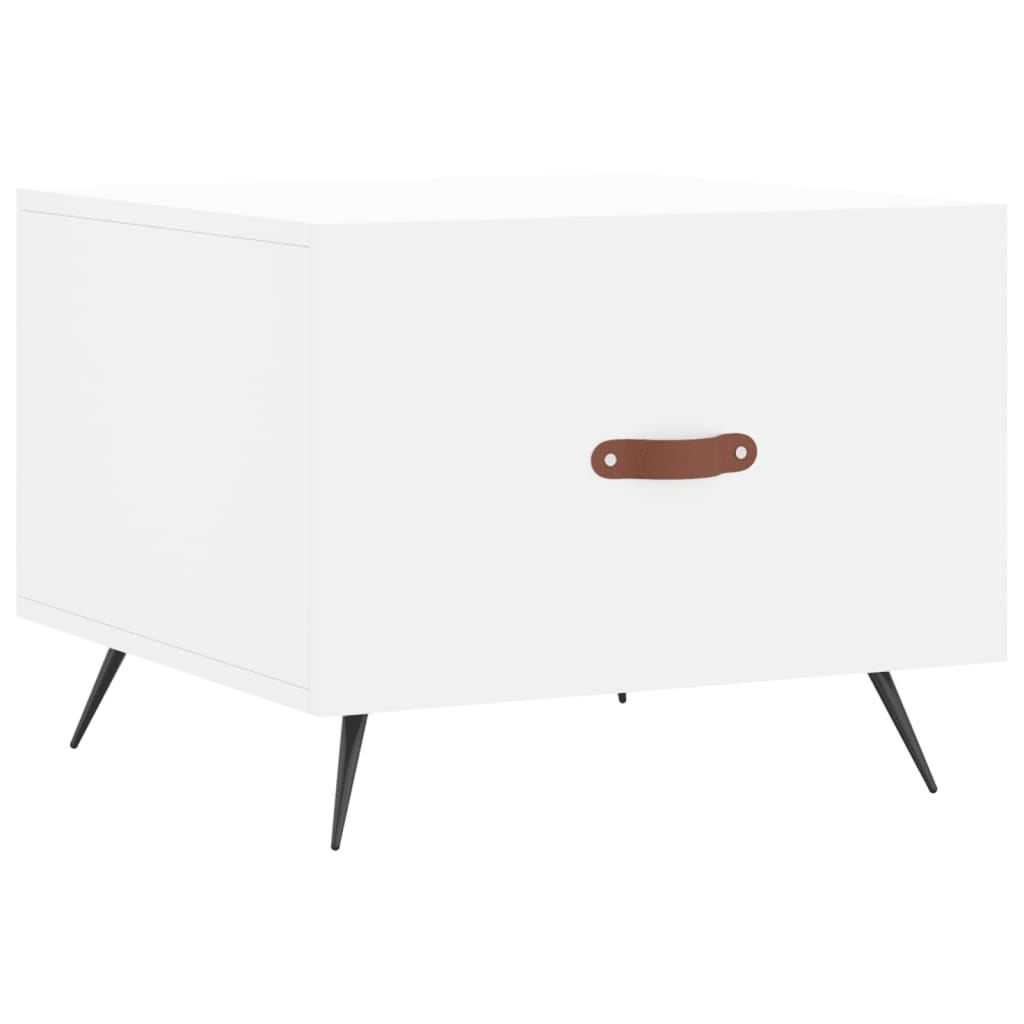 Coffee Tables 2 pcs White 50x50x40 cm Engineered Wood