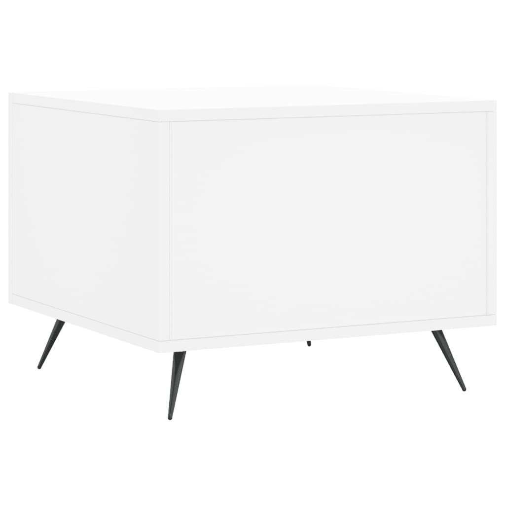 Coffee Tables 2 pcs White 50x50x40 cm Engineered Wood