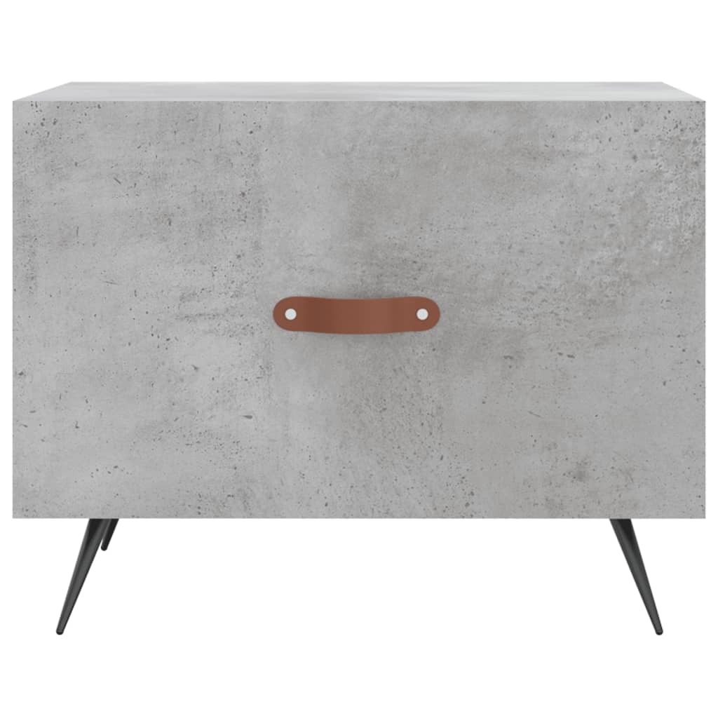 Coffee Tables 2 pcs Concrete Grey 50x50x40 cm Engineered Wood