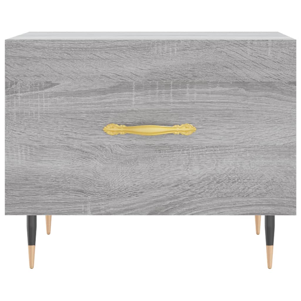 Coffee Tables 2 pcs Grey Sonoma 50x50x40 cm Engineered Wood