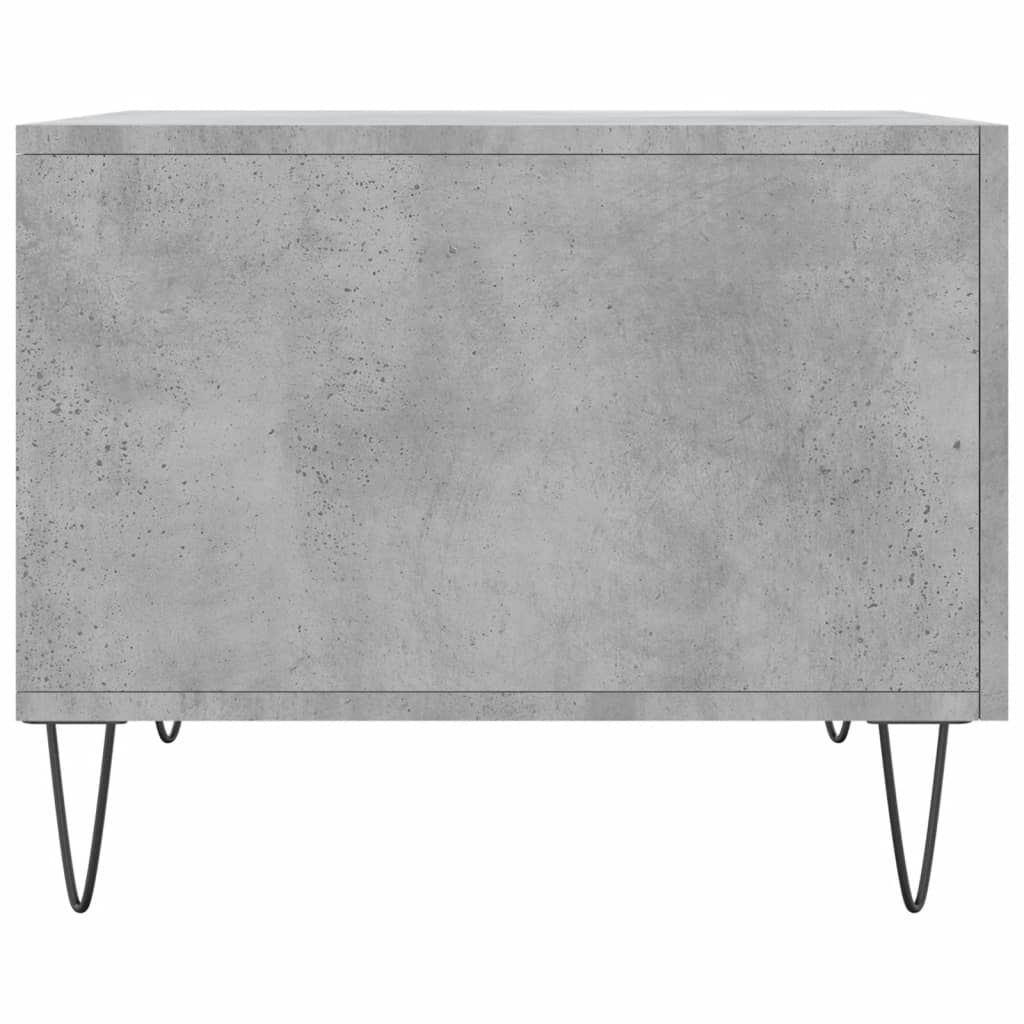 Coffee Tables 2 pcs Concrete Grey 50x50x40 cm Engineered Wood